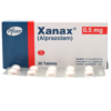 Xanax 0.5mg 30's Tablet