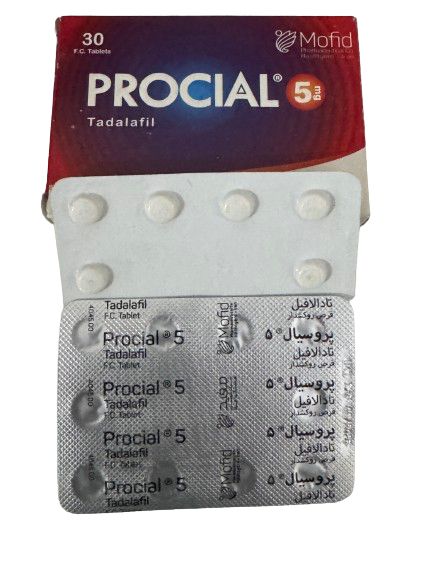 Procial 5mg (tadalafil) is used to treat Erectile dysfunction. and enhance sexual performance.