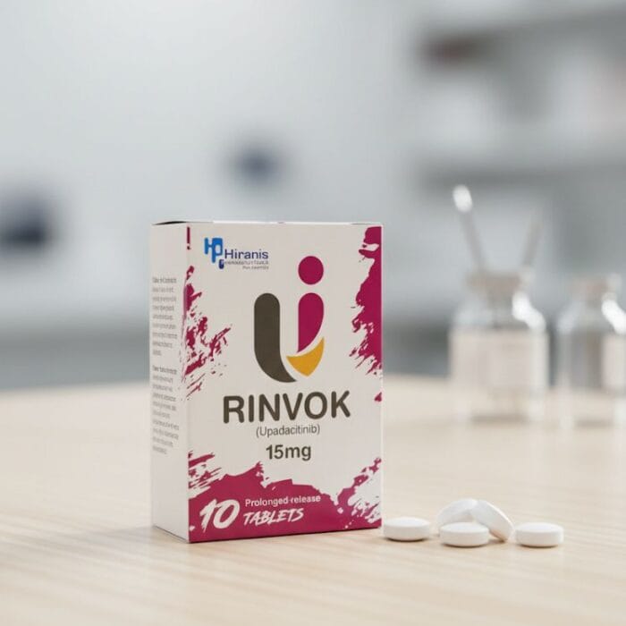 Rinvok 15mg Tablet is also known as Rinvoq and it is available in Pakistan